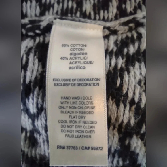 Rafaella women's Small black gray ombre animal print open front cardigan duster - Picture 2 of 6